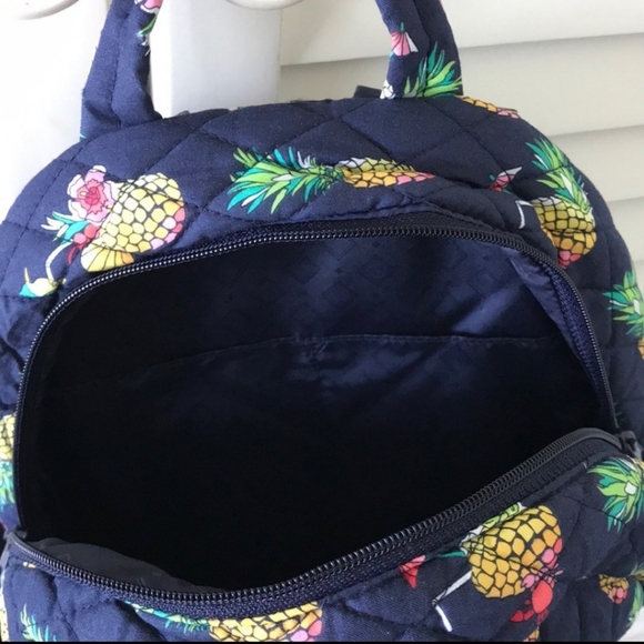 Vera Bradley toucan party pineapple backpack mini - Picture 7 of 9